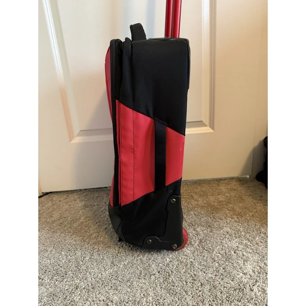 THE NORTH FACE Overhead Travel Carryon 19” Rolling - Accona 19 - Red EUC